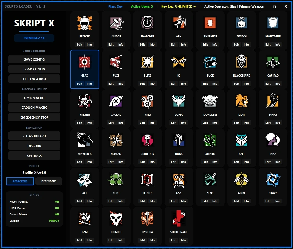 R6 │SKRIPT X